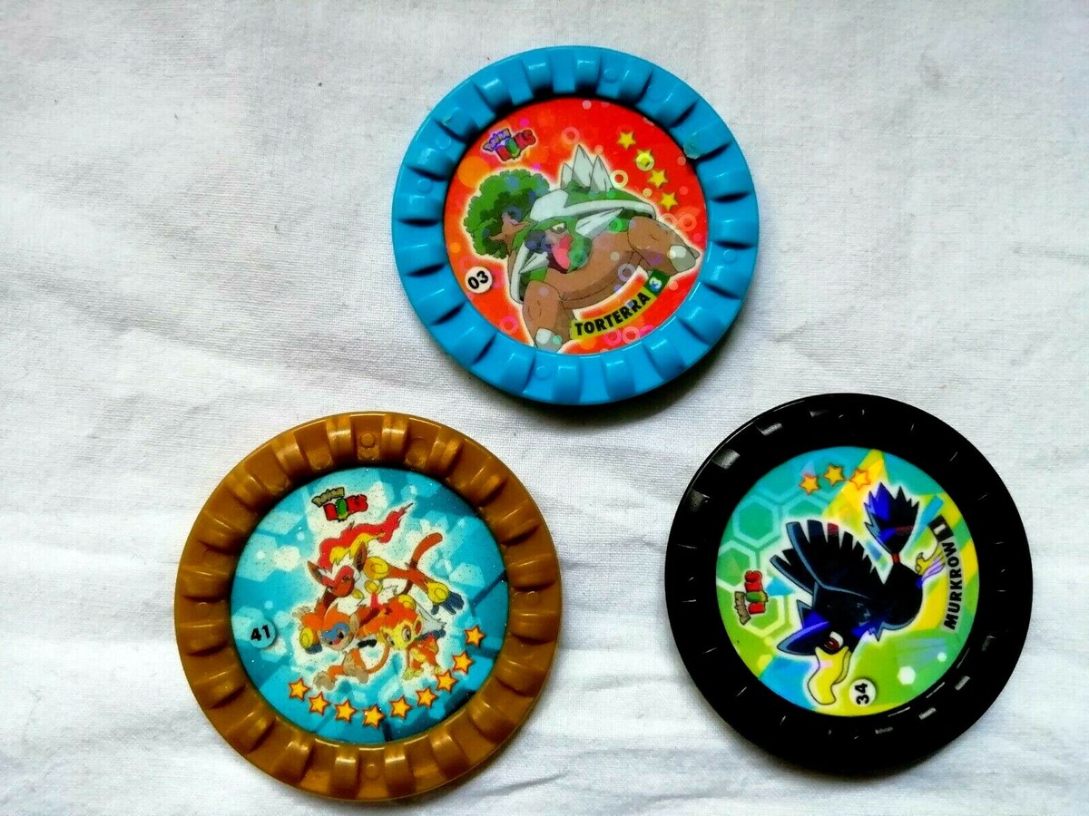 Lote Zapatos Zapatos Pilar Burgos Tazos Pokemón Roks #03 Torterra