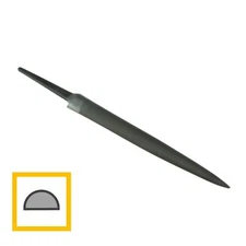 Grobet-Swiss Vallorbe half round file for watchmaker 100 x 12 x 3.5 mm