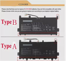 C21N1808 Laptop Battery for Asus Chromebook C523NA C423NA C523NA-1A C423NA-BV