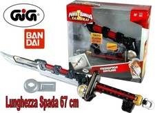 Power Rangers - Mega Spada Samurai - GIG / BANDAI Anno 2011 - " NUOVO " - RARO