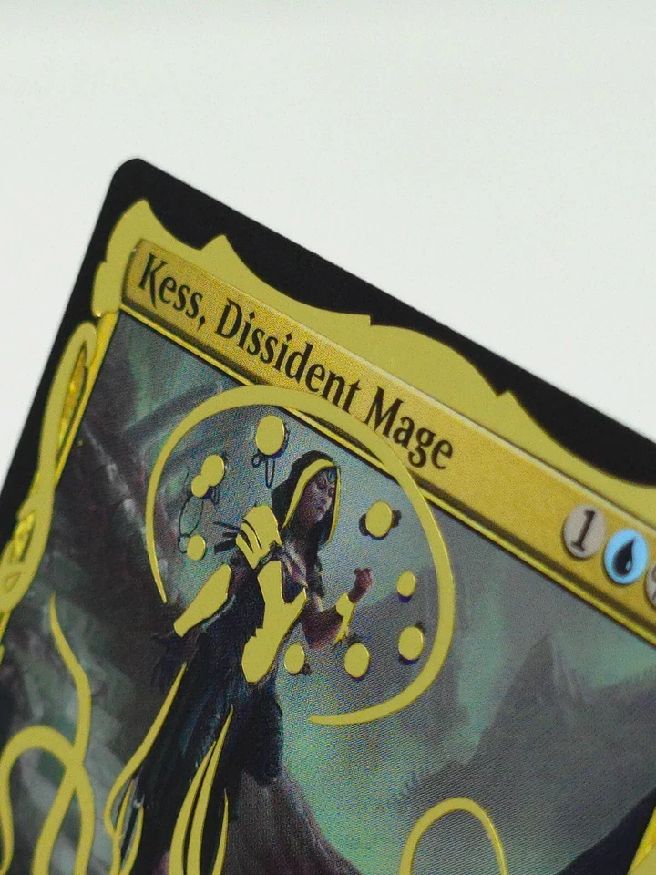 Kess, Dissident Mage  Commander * Altered Golden Vinyl Foil * Alter MTG Magic - Image 4 of 4