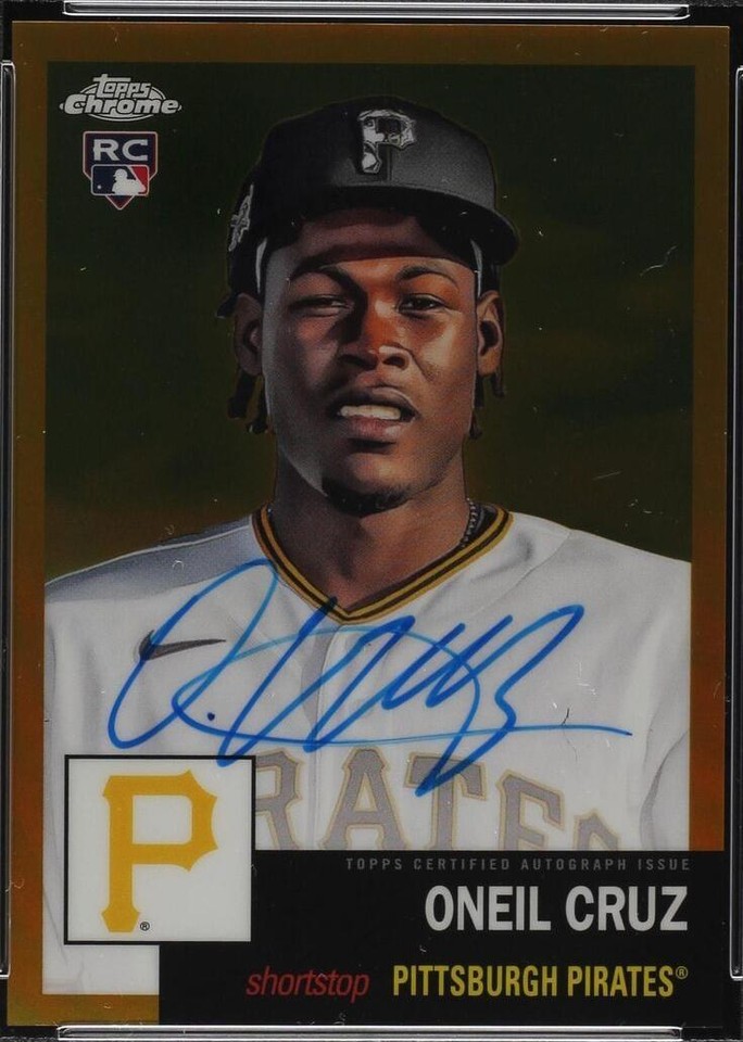 ONEIL CRUZ TOPPS 直筆サインカード 2022 Topps Chrome Platinum Anniversary - Oneil Cruz #CPA-OCR for