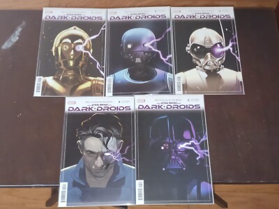 STAR WARS DARK DROIDS # 1 2 3 4 5 STOTT SCOURGED VARIANT 1-5 SET MARVEL 2023 NM