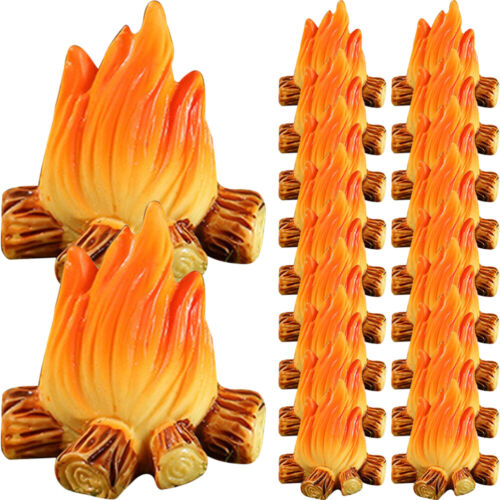 Toddmomy faux décor de crèche de feu 20 pièces 3D décoratif feu de camp-PM - Photo 1 sur 12