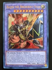 Raijin The Breakbolt Star BLCR-EN037 1st Ed. Ultra Rare Crystal Revenge Yu-Gi-Oh