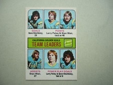 1975/76 O-PEE-CHEE NHL HOCKEY CARD #316 LARRY PATEY STAN WEIR NM SHARP!! OPC