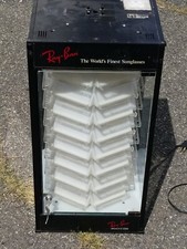 Vintage Ray-Ban Sunglasses Store Lighted Display Bausch Lomb Advertising cabinet