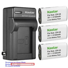 Kastar Battery Wall Charger for Kodak CRV3 EasyShare Z700 Z710 Z740 Z885 Z1275