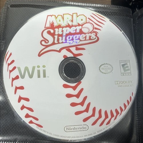 Mario Super Sluggers (Nintendo Wii, 2008) DISC ONLY Tested Free Shipping