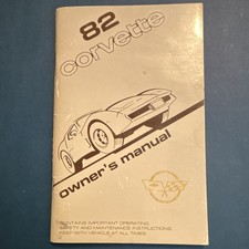 ORIGINAL 1982 CORVETTE COLLECTOR EDITION OWNERS MANUAL FIRST EDITION #14042978
