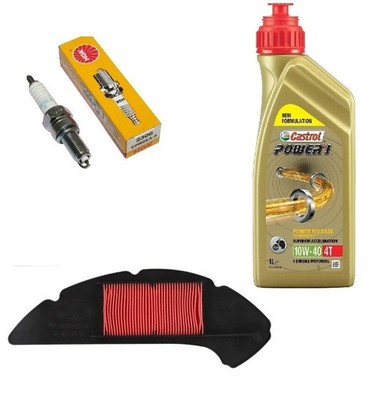 INSPEKTION YAMAHA GPD N-MAX 125 2021 2026 CASTROL 10W40 LUFTFILTER KERZE NGK