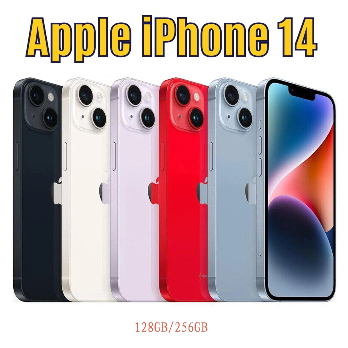 New Sealed Apple iPhone 14 128/256/512GB 6.1