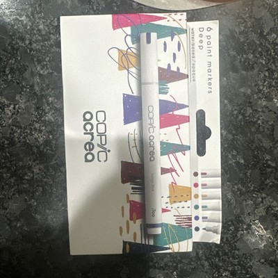 Too Copic Acrea Opaque Water-Based Marker 6 color Set 【DEEP】Japan 2024 NEW