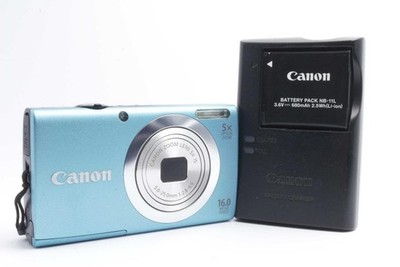 【美品】Canon PowerShot A2400 IS デジタルカメラ Canon PowerShot A2400 IS 16.0MP Digital Camera - Blue for sale
