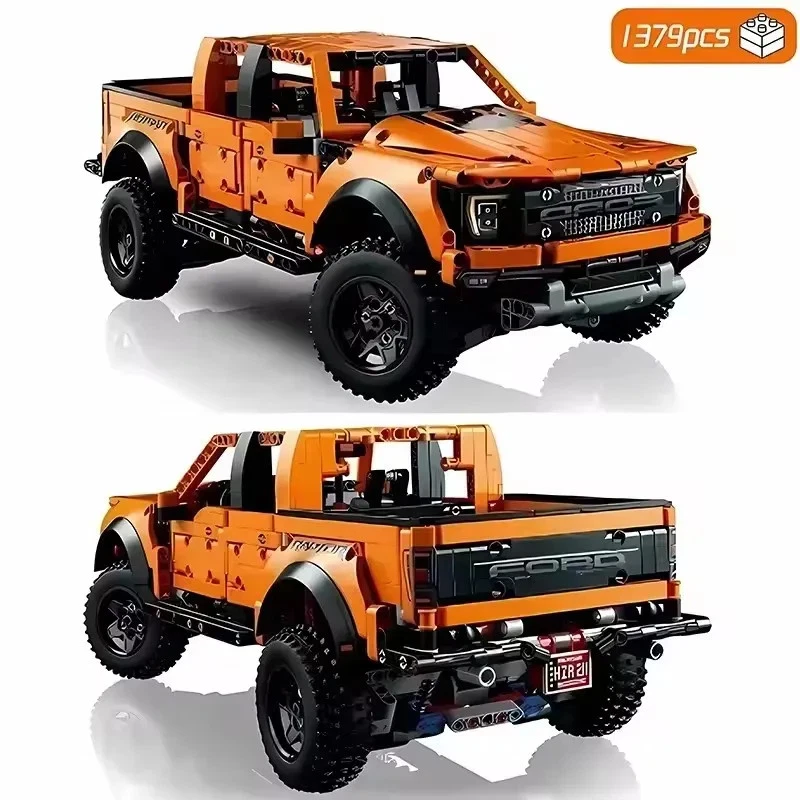 42126 1:10 F-150 camioneta pickup coche deportivo bloques de construcción modelo juguete para niños Foto 2 de 4