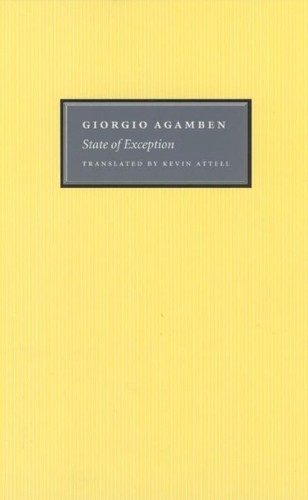 Giorgio Agamben Kevin Attell State of Exception (Paperback)