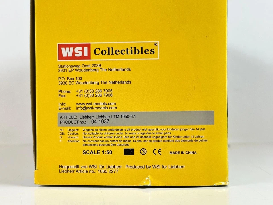 WSI truck models, Liebherr  LTM 1050-3.1 Crane , LIEBHERR - Image 2 of 4