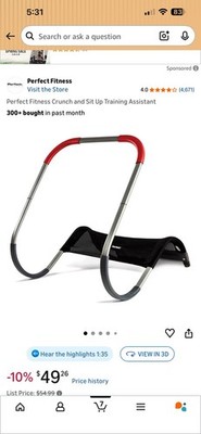 Perfect Fitness Crunch and Sit Up Training Assistant