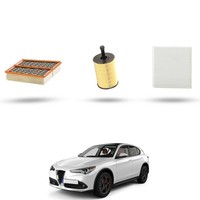 Hoffcar Wartungskit Kompatibel Mit Alfa Romeo Stelvio (949) 2.9 Q4 383KW 2019