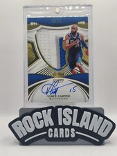 Vince Carter 2023 Panini Crown Royale #S-VCT Silhouettes Jersey Patch 03/10