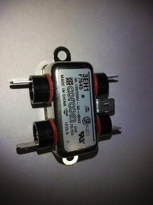 1 Stück Netzfilter  CorCom 3EH1  F7645