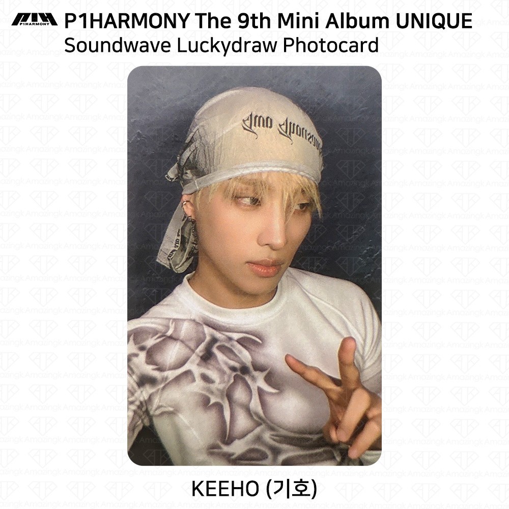 P1Harmony 9th Mini Album UNIQUE Soundwave LuckyDraw Photocard | eBay