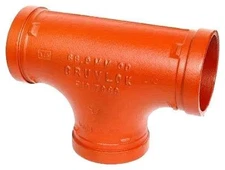 GRUVLOK 1605008232 1-1/4" TEE, Steel, NPT Connection, Pipe Fitting