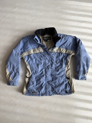 Obermeyer Alt3 Hydroblock Women s Ski Snowboard LS Blue/Cream Jacket Sz 12