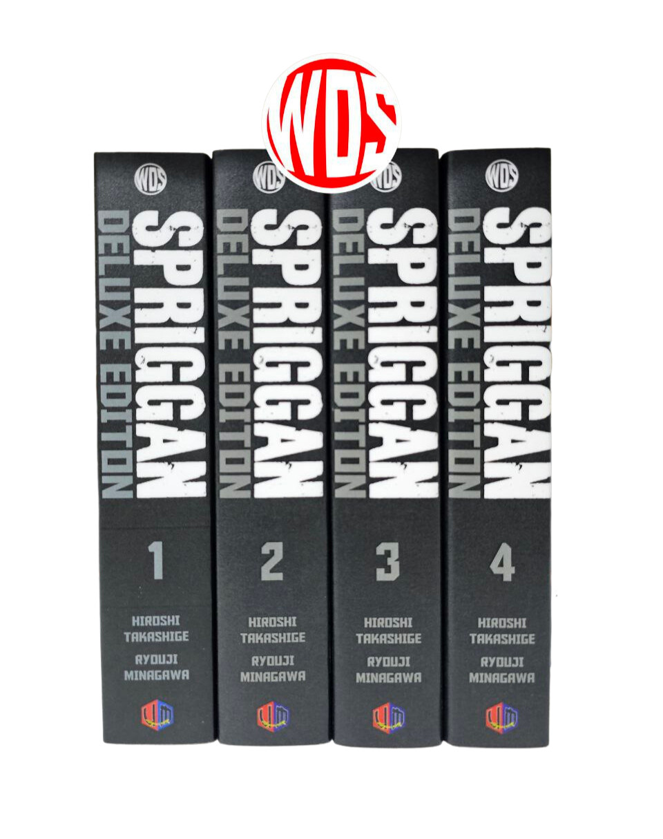 Cómic Spriggan Manga Versión en Inglés Hiroshi Takashige Volumen 1-4 Edición Deluxe