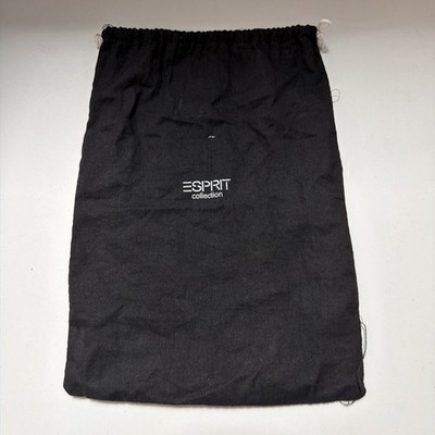 VINTAGE Esprit Collection Black Drawstring Garment Bag 90s
