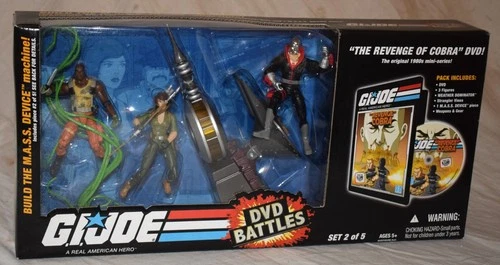 GI Joe Battle DVD Battles The Revenge of Cobra Set 2 of 5 - NEW - Hasbro 2008
