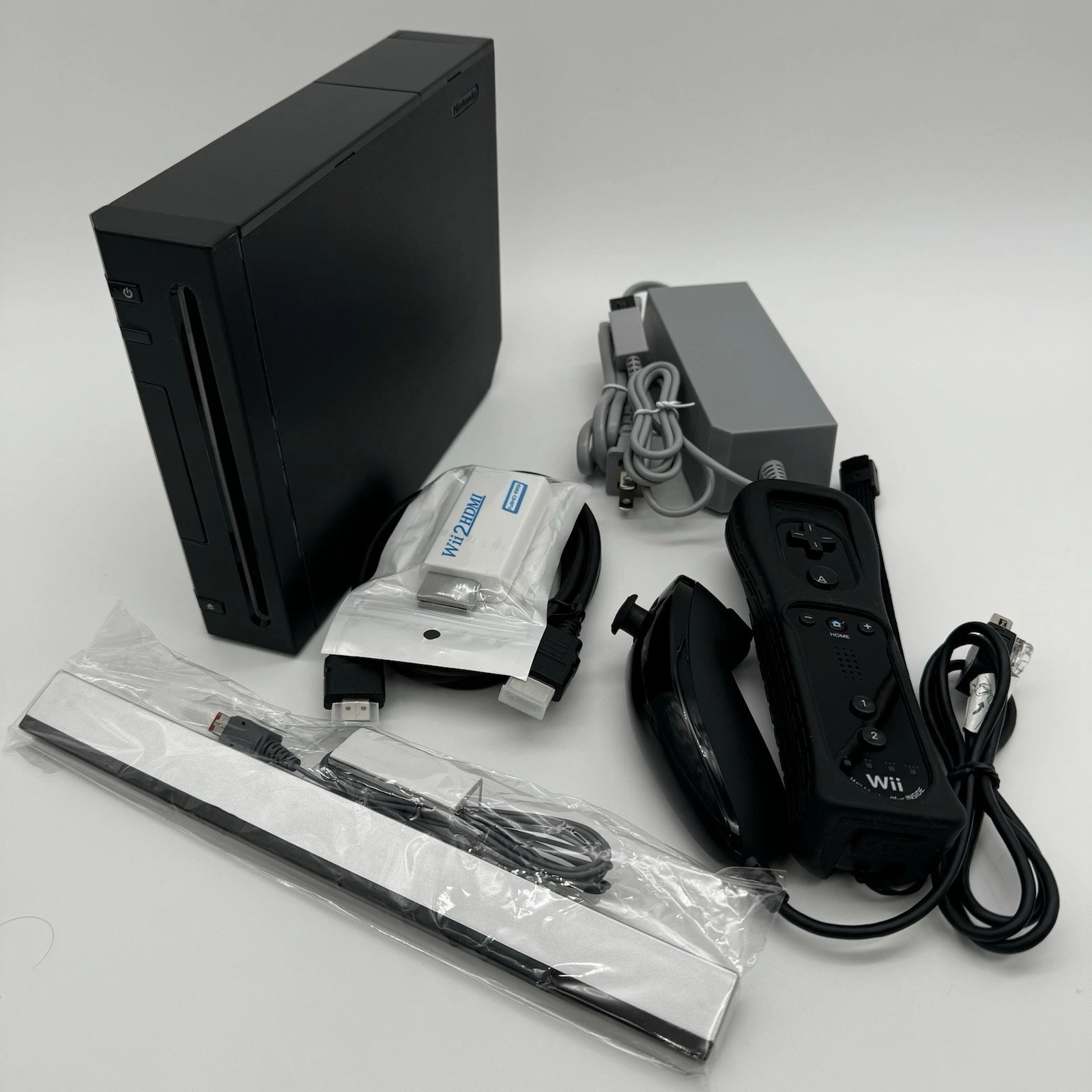 Nintendo Wii Console Black HDMI Bundle