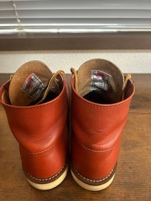 Red Wing Boots 8166 Plain Toe US:6D Leather Brown From Japan