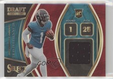 2021 Panini Select Draft Selections Memorabilia Red Prizm Travis Etienne Jr 4g8