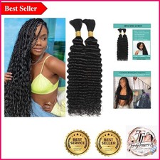 Deep Water Wave Human Braiding Hair for Boho Styles