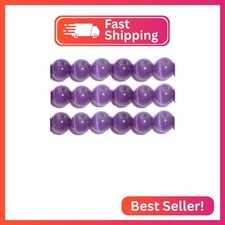 10mm, 8mm 6mm Cat's Eye Bead Strands Grade A Fiber Optic, 32 Colors to Choose