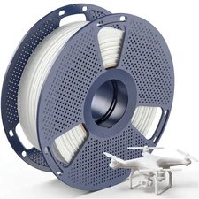 SUNLU Light Weight PLA 3D Printer Filament 1.75mm PLA White 0.8KG Low-Density