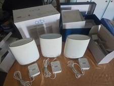 Netgear Orbi RBR50 Router  2 RBS50 Satellites AC3000 WiFi System TESTED