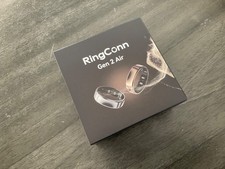 RINGCONN - Gen 2 Air Ultra-Thin Smart Ring Size 8 - Galaxy Silver Open Box