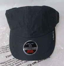 Layer 8 Running Cap Hat Black One Size New