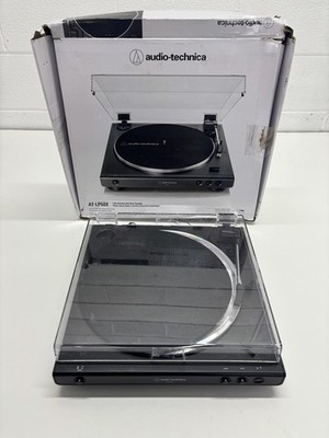 Audio-Technica AT-LP60X-BK Fully Automatic Belt-Drive Stereo Turntable(read)