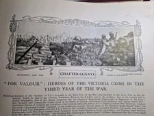 1917 Article Victoria Cross Winners 23 Pages
