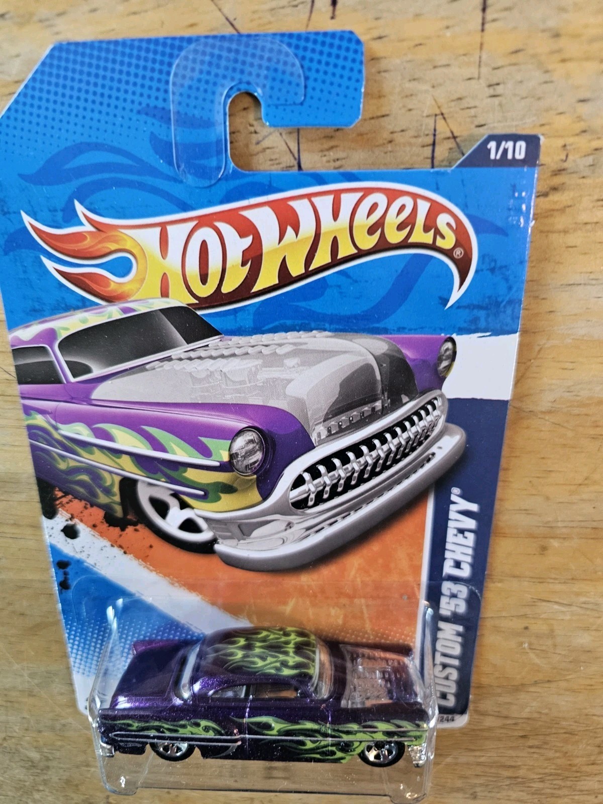 Hot Wheels Custom '53 Chevy, Purple; 2011 Heat Fleet Series 1/10