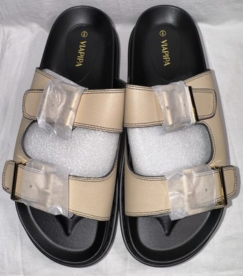 VIAPIPA Women s BEIGE Sandles Size 9 (Also Available In Size 5)
