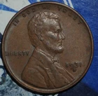 AU 1931 D LINCOLN WHEAT CENT   {{{D146