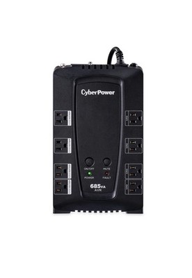 CP685AVRG AVR UPS System, 685VA/390W, 8 Outlets, Compact