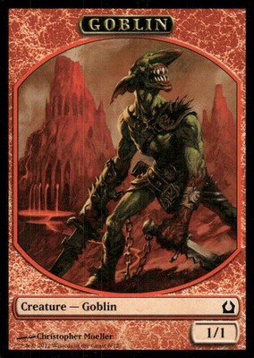 Goblin Token 6 Token Return to Ravnica Magic: The Gathering LP