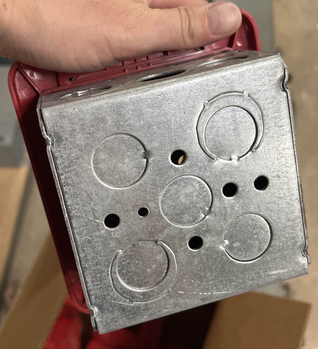 Sensore Stroboscopico Rosso SPECTRALERT S2415 Per Sistemi Di Allarme (System Sensor)