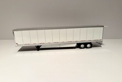 DCP White Utility 53' Dry Goods Semi Van Trailer 1/64 Scale 27917