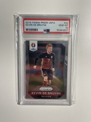2016 Panini Prizm UEFA Euro - Kevin de Bruyne #23 Gem Mint PSA 10